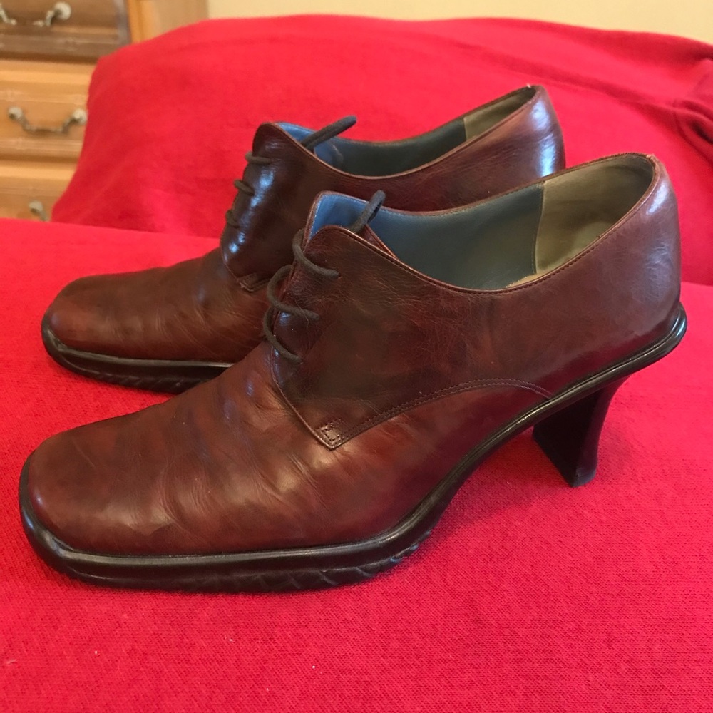 Joan & David Burgundy Booties